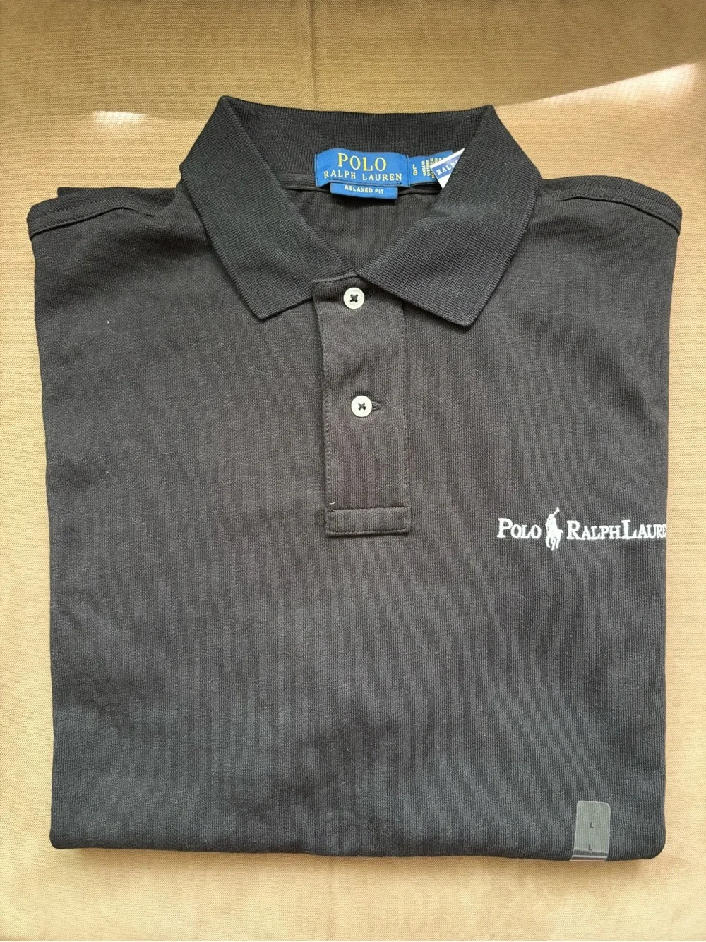 Ralph Lauren Polo Relaxed Fit Black Men's Shirt